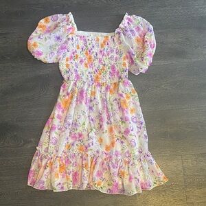Rare Editions Girls Floral Spring Dress